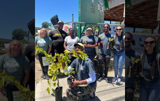 HealthPATH Planting Justice Group with plants